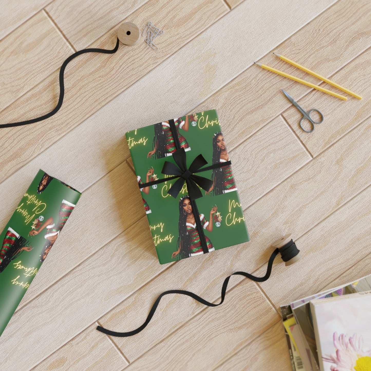 Gift Wrapping Paper Rolls, 1pc