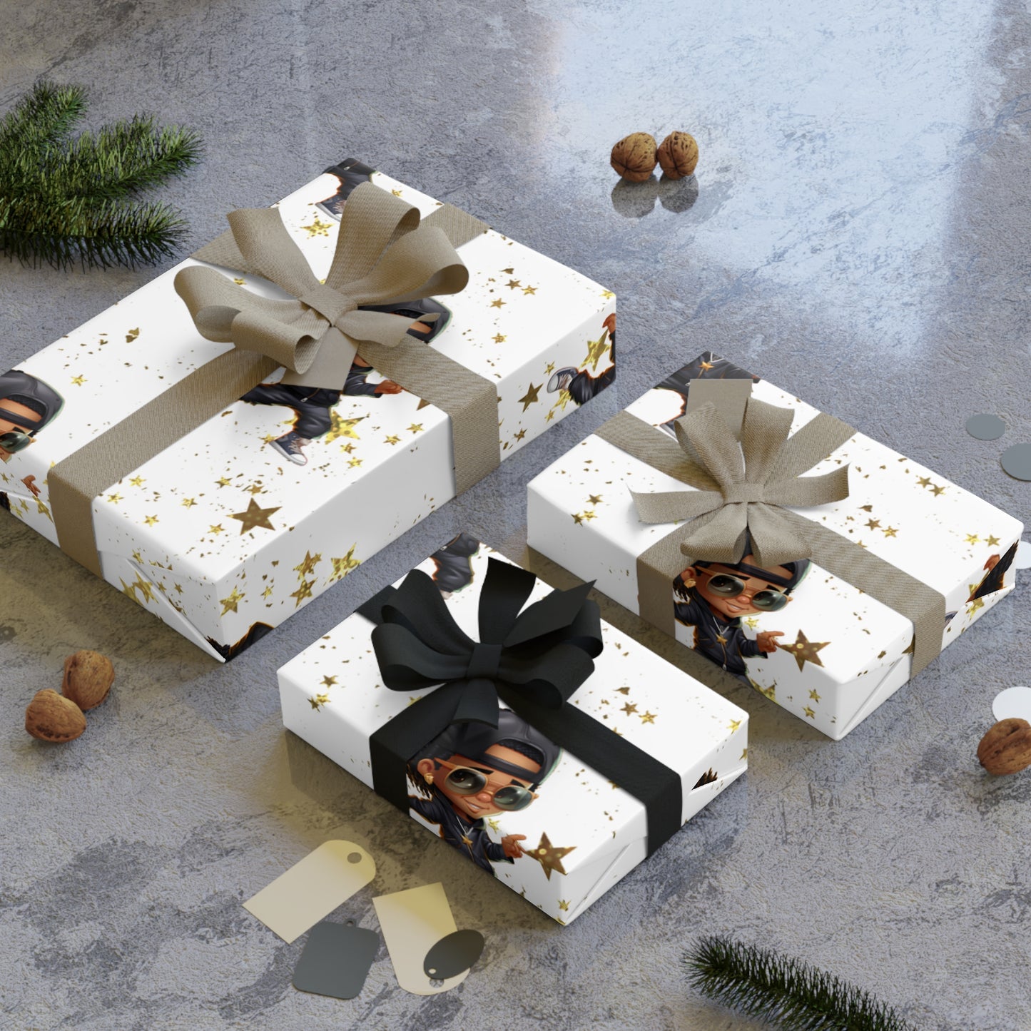 Gift Wrapping Paper Rolls, 1pc