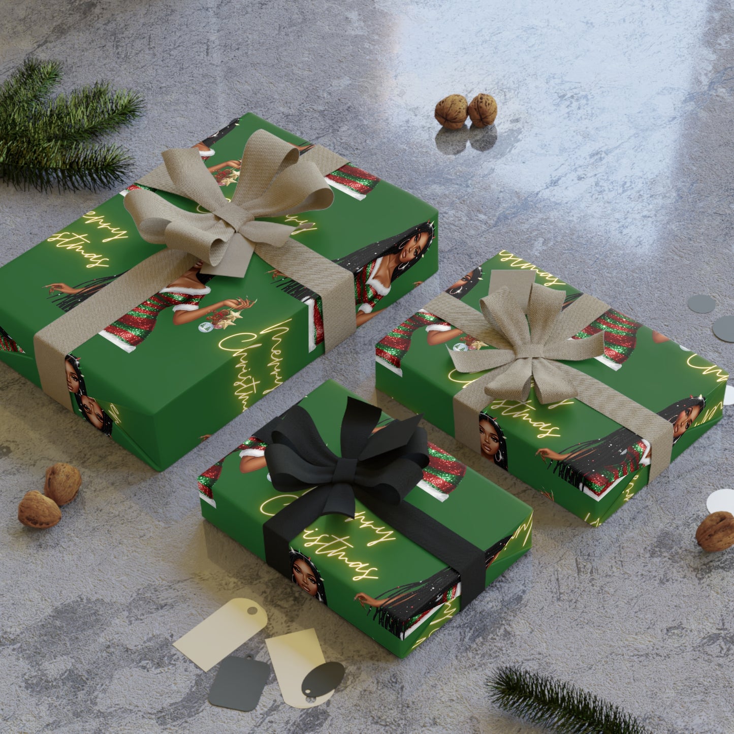 Gift Wrapping Paper Rolls, 1pc